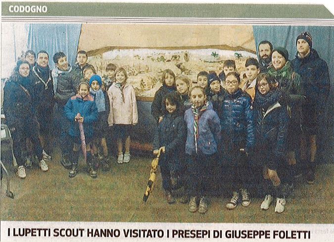 Visita della Branca Lupetti ai presepi di Retegno 14 Dicembre 2014